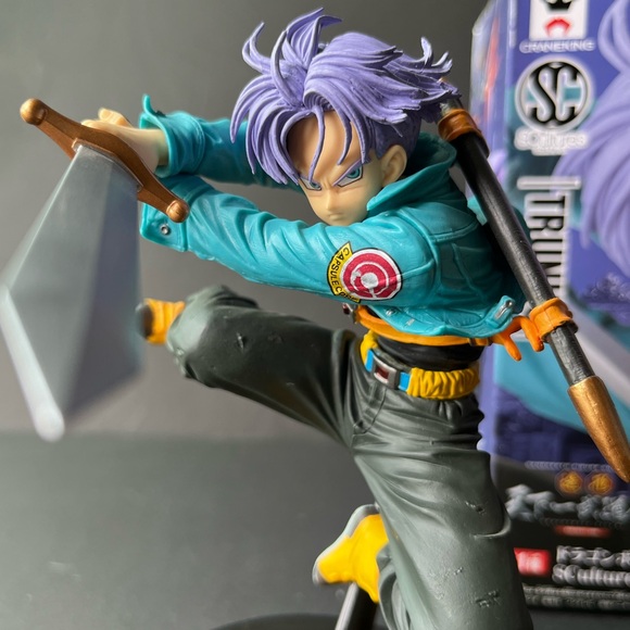 BANDAI BANPRESTO DRAGON BALL SCULTURES COLOSSEUM 4 VOL 5 TRUNKS FIGURE - Picture 6 of 11